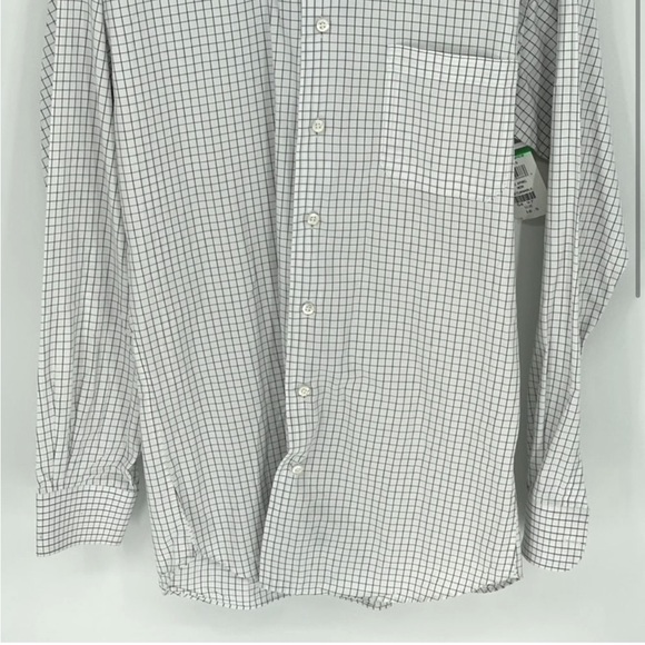 Robert Talbott Classic Men’s Shirting Black Checkered - Picture 2 of 5